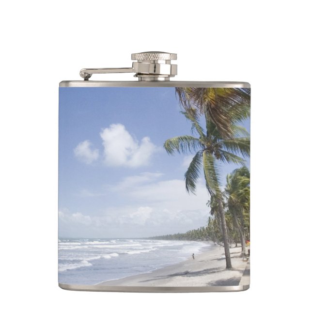 Caribbean - Trinidad - Manzanilla Beach on Flask (Front)