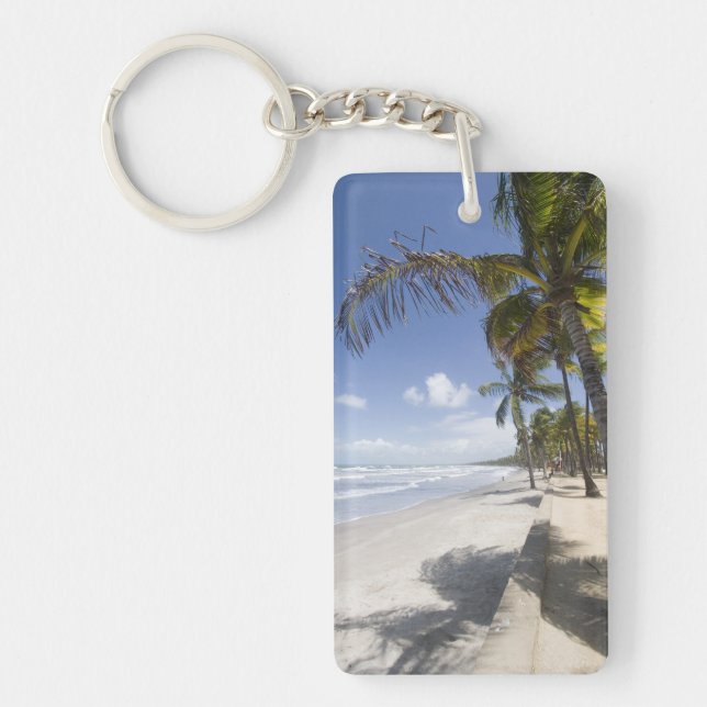Caribbean - Trinidad - Manzanilla Beach on Keychain (Front)