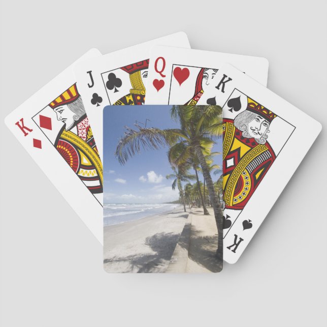 Caribbean - Trinidad - Manzanilla Beach on Poker Cards (Back)