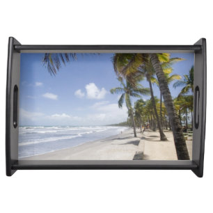 Caribbean - Trinidad - Manzanilla Beach on Serving Tray