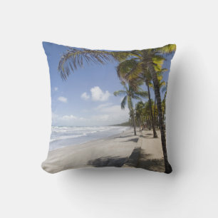 Caribbean - Trinidad - Manzanilla Beach on Throw Pillow