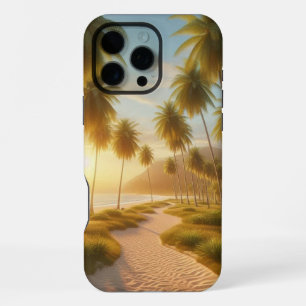 Caribbean/tropical/Hawaiian beach sunset iPhone 16 Pro Max Case
