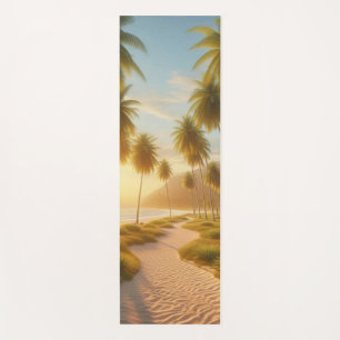 Caribbean/tropical/Hawaiian beach sunset Yoga Mat