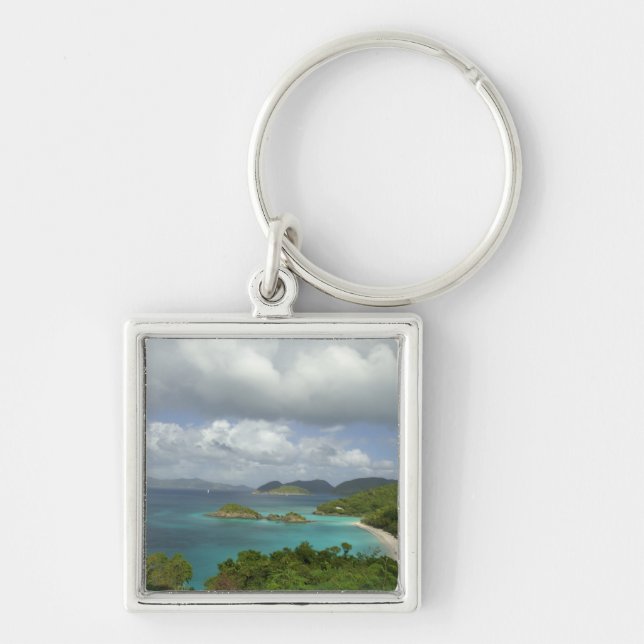 Caribbean, U.S. Virgin Islands, St. John, Trunk 3 Keychain (Front)
