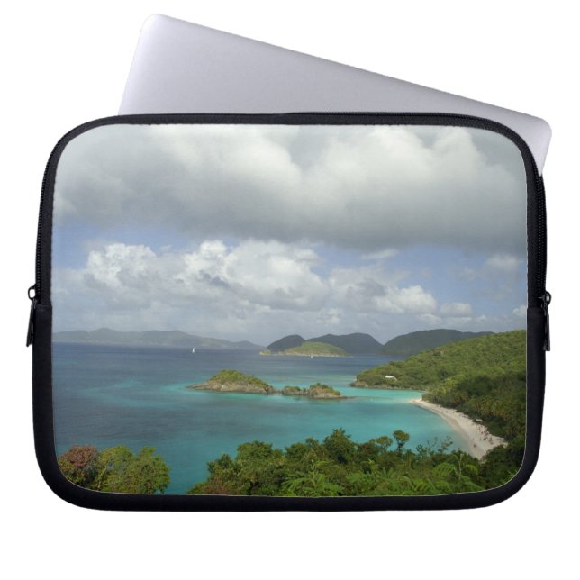 Caribbean, U.S. Virgin Islands, St. John, Trunk 3 Laptop Sleeve (Front)
