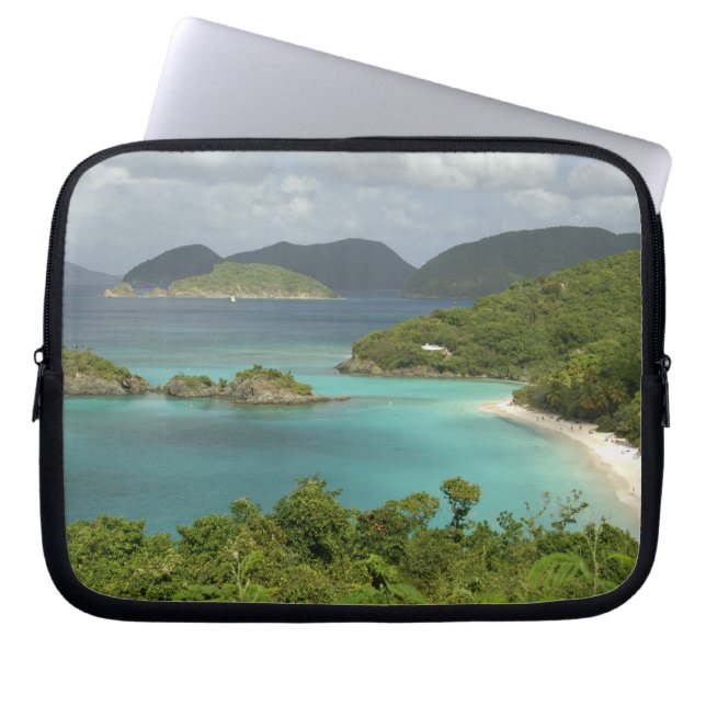 Caribbean, U.S. Virgin Islands, St. John, Trunk Laptop Sleeve (Front)