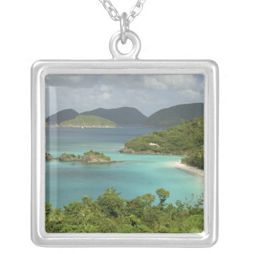 Caribbean US Virgin Islands St John Trunk Silver Plated Necklace