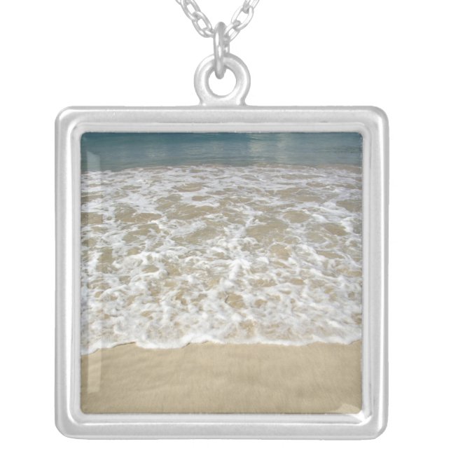 Caribbean, U.S. Virgin Islands, St.Thomas, 2 Silver Plated Necklace (Front)