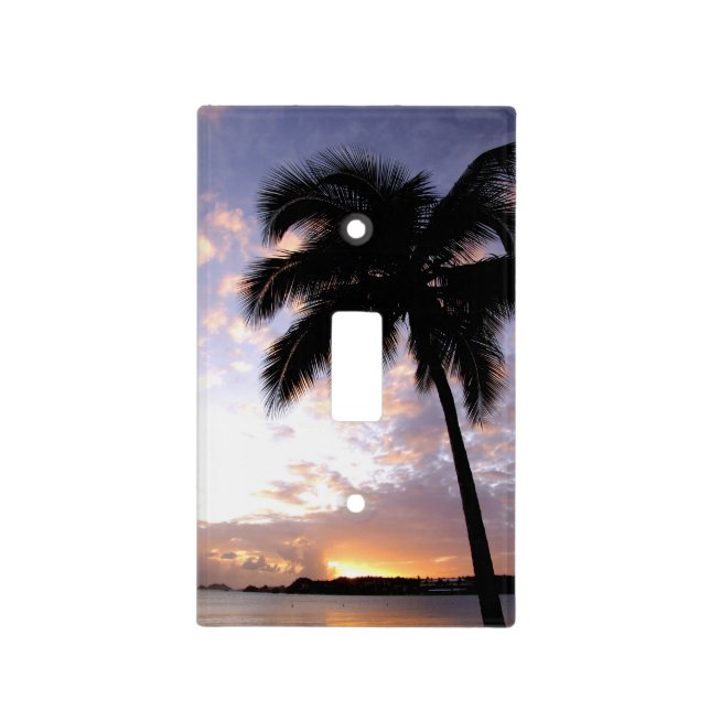 Caribbean, U.S. Virgin Islands, St.Thomas, 3 Light Switch Cover (Front)