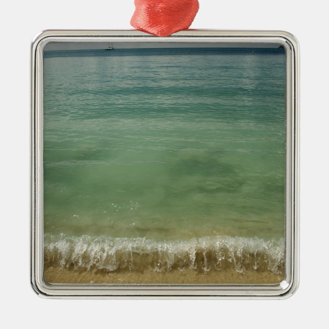 Caribbean, U.S. Virgin Islands, St.Thomas, 4 Metal Ornament (Front)