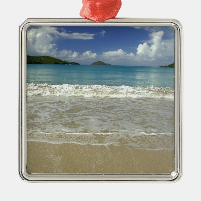 Caribbean, U.S. Virgin Islands, St.Thomas, 6 Metal Ornament (Front)