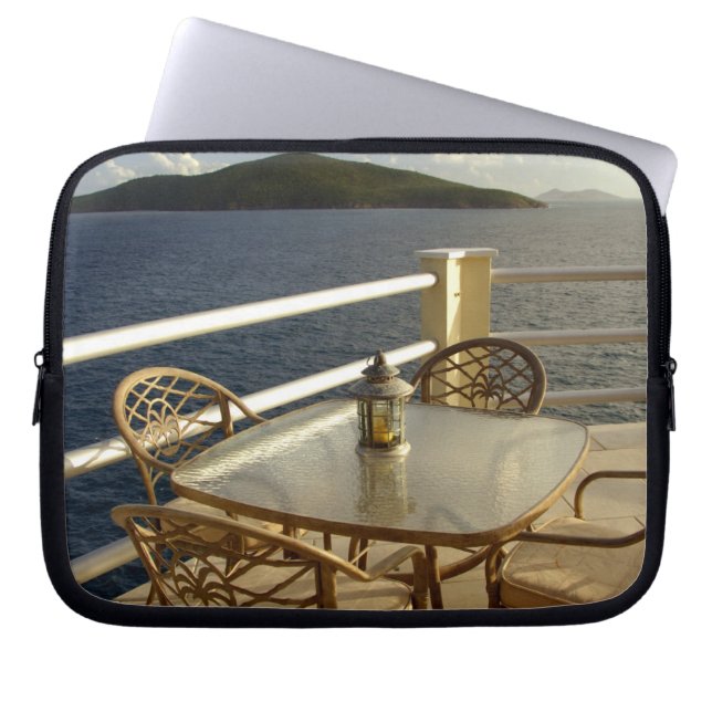 Caribbean, U.S. Virgin Islands, St. Thomas. View Laptop Sleeve (Front)