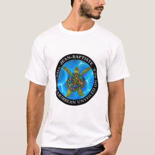 Caribbean unveiled on silk. - Rainbow Sea Turtle T-Shirt