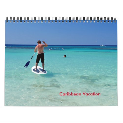 Caribbean Vacation Calendar
