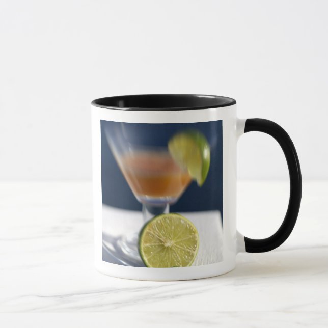 Caribbean, Virgin Islands. Tropical rum punch, Mug (Right)