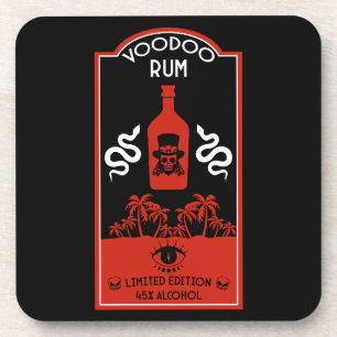 Caribbean Voodoo Rum Beverage Coaster