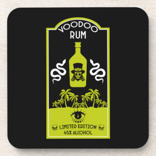 Caribbean Voodoo Rum Beverage Coaster