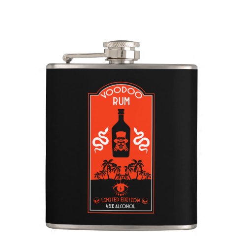 Caribbean Voodoo Rum Flask