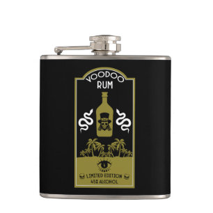 Caribbean Voodoo Rum Flask