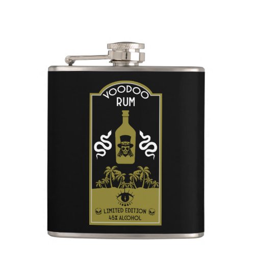 Caribbean Voodoo Rum Flask