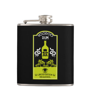 Caribbean Voodoo Rum Flask