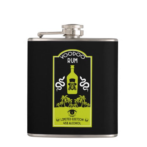 Caribbean Voodoo Rum Flask