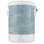 Caribbean Water Abstract Blue Nature Beverage Cooler