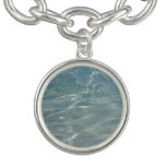 Caribbean Water Abstract Blue Nature Bracelet