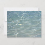 Caribbean Water Abstract Blue Nature Card
