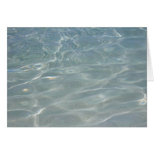 Caribbean Water Abstract Blue Nature Cards