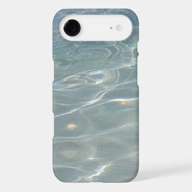 Caribbean Water Abstract Blue Nature Case-Mate iPhone Case (Back)