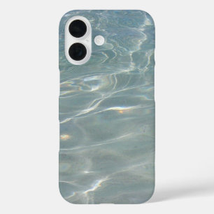 Caribbean Water Abstract Blue Nature iPhone 16 Case