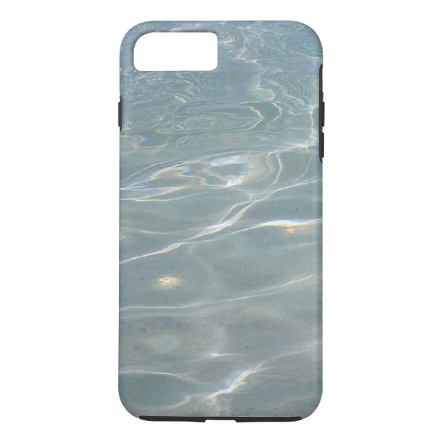 Caribbean Water Abstract Blue Nature Case-Mate iPhone Case (Back)