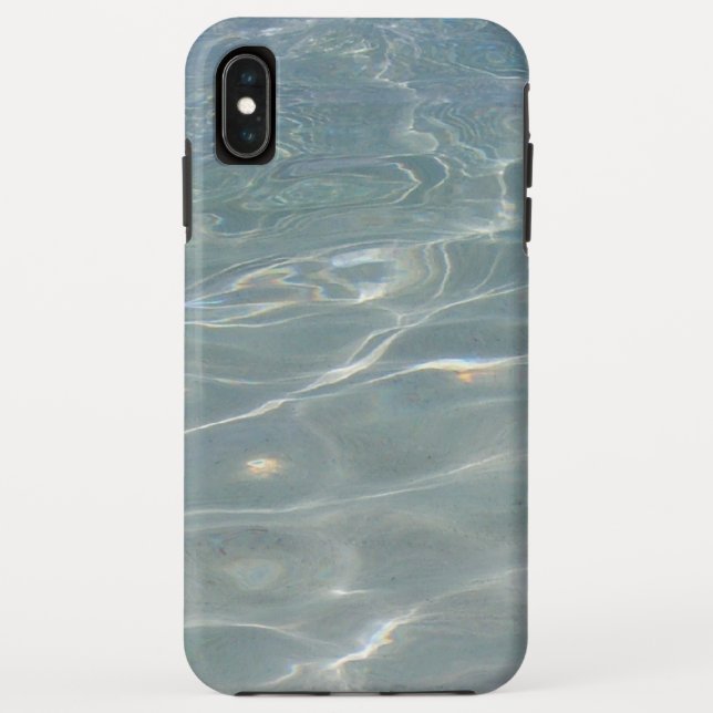 Caribbean Water Abstract Blue Nature Case-Mate iPhone Case (Back)