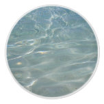 Caribbean Water Abstract Blue Nature Ceramic Knob
