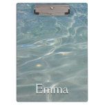 Caribbean Water Abstract Blue Nature Clipboard