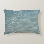 Caribbean Water Abstract Blue Nature Decorative Pillow