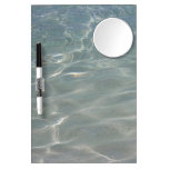 Caribbean Water Abstract Blue Nature Dry Erase Board With Mirror