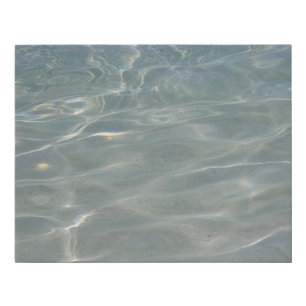 Caribbean Water Abstract Blue Nature Faux Canvas Print