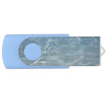 Caribbean Water Abstract Blue Nature Flash Drive