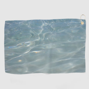 Caribbean Water Abstract Blue Nature Golf Towel