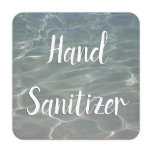 Caribbean Water Abstract Blue Nature Hand Sanitizer Packet