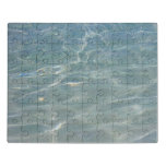 Caribbean Water Abstract Blue Nature Jigsaw Puzzle