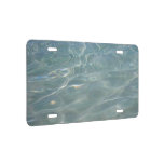 Caribbean Water Abstract Blue Nature License Plate