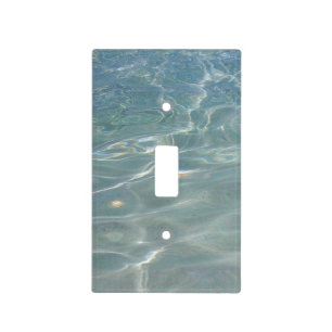 Caribbean Water Abstract Blue Nature Light Switch Cover