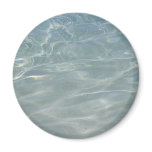 Caribbean Water Abstract Blue Nature Magnet