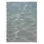 Caribbean Water Abstract Blue Nature Notebook