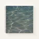 Caribbean Water Abstract Blue Nature Notebook