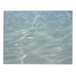 Caribbean Water Abstract Blue Nature Notepad