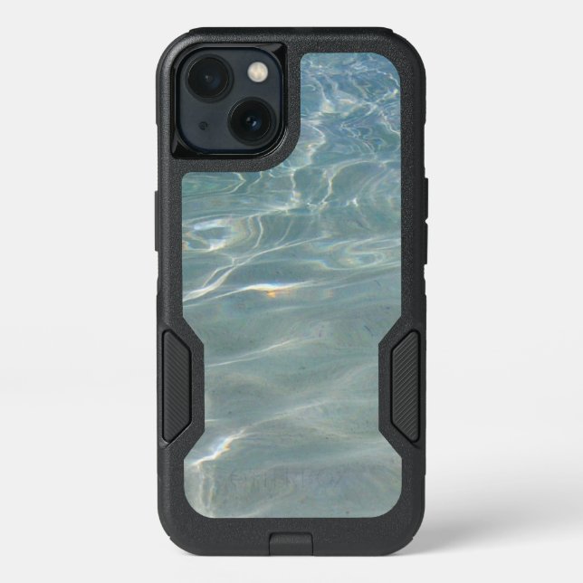 Caribbean Water Abstract Blue Nature Otterbox iPhone Case (Back)